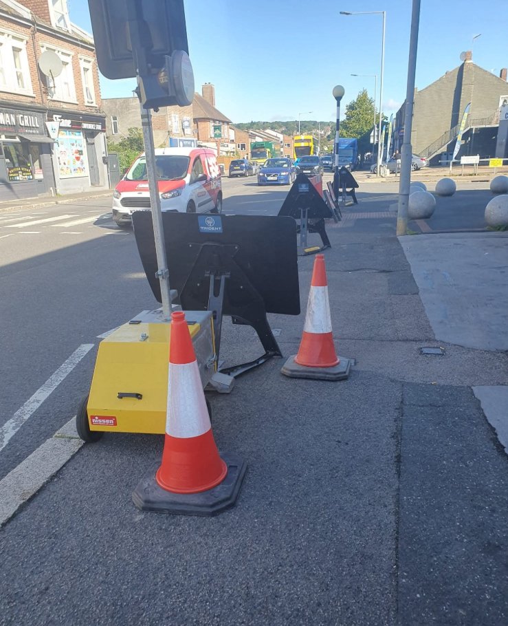 Temporary Traffic Lights